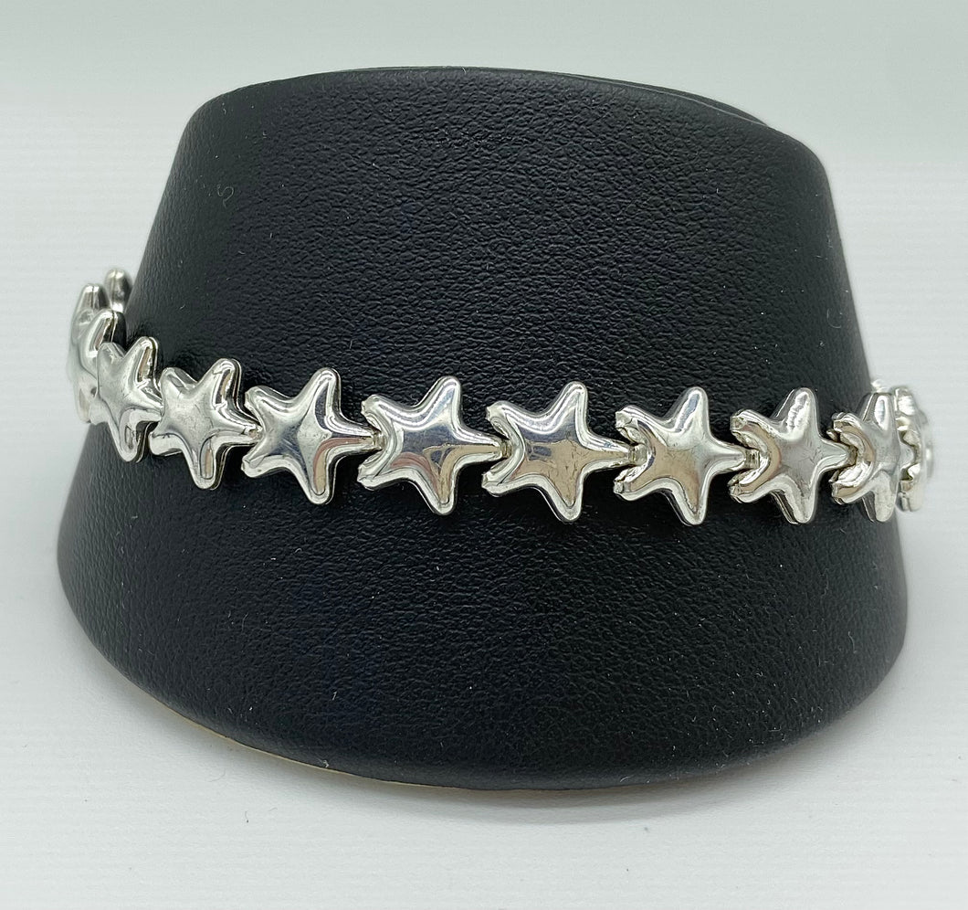 Sterling Silver Star Bracelet