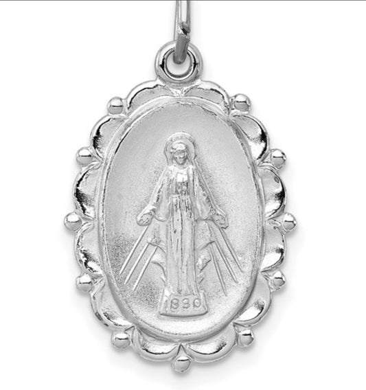 Sterling Silver Miraculous Medal