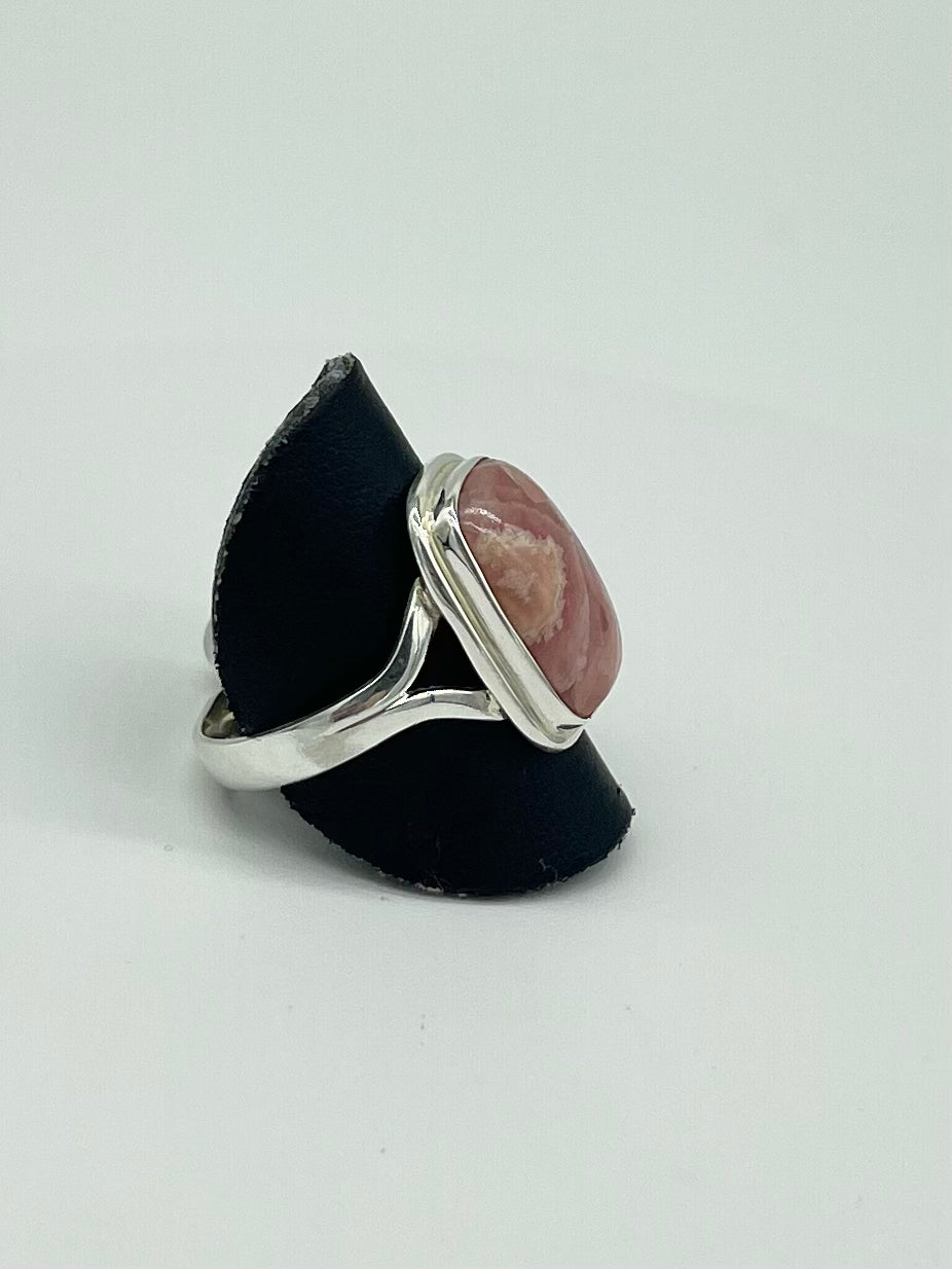 Rhodochrosite Ring