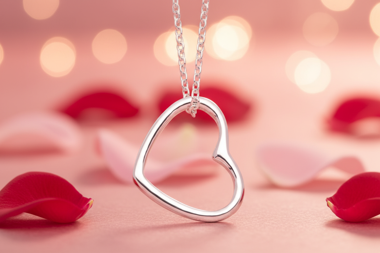 Sterling Silver Heart Necklace