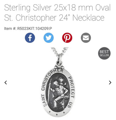 St Chris Medal - Schiflett