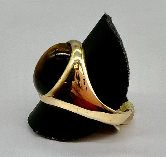 Dark Tiger Eye Ring