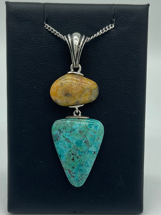 Azurite Malachite & Lace Agate