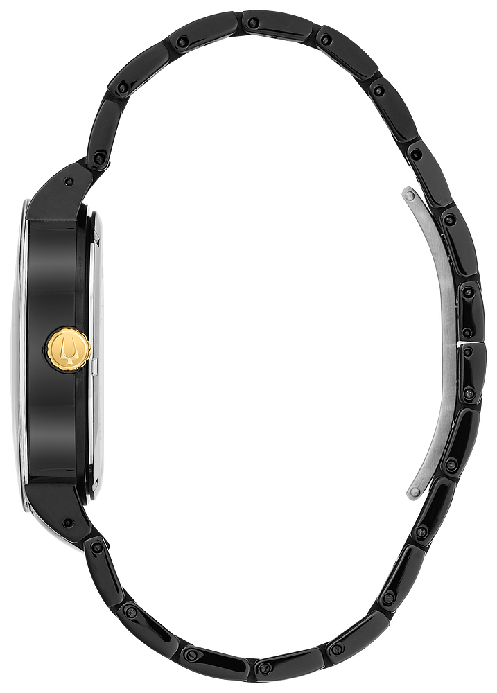 Black & Yellow Men's Bulova