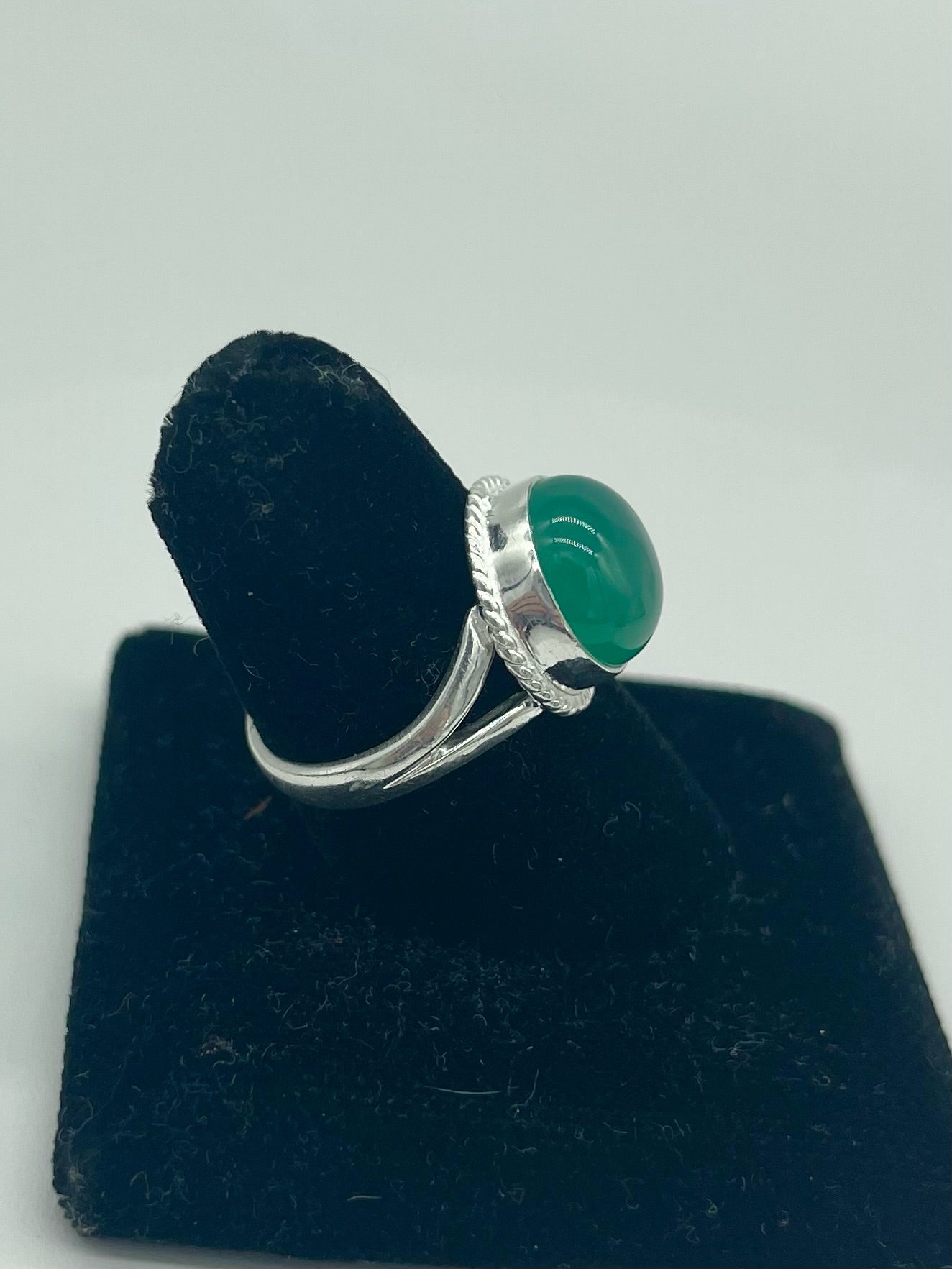 Green Onyx Fashion Ring