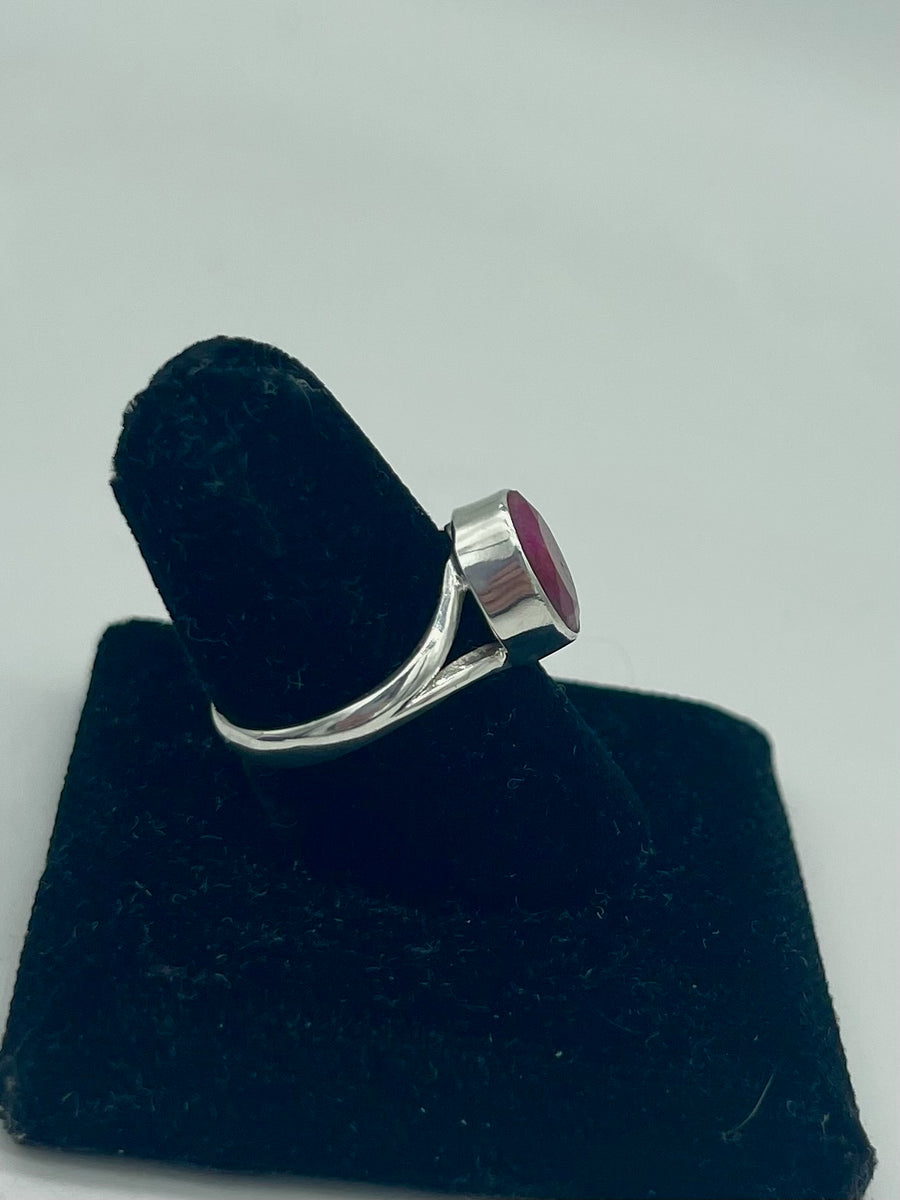 Silver & Ruby Ring – Wilcox Jewelers
