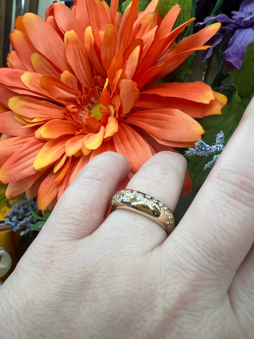 Diamond Bubble Ring
