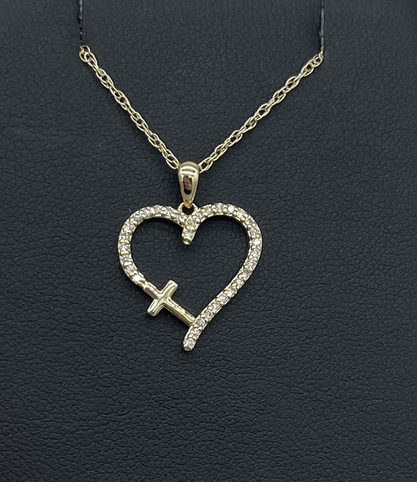 Heart & Cross Necklace