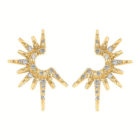 Gold Sunshine Studs