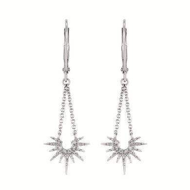 Gold Sun Dangles