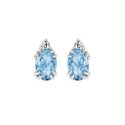 Load image into Gallery viewer, Oval Gemstone Earrings