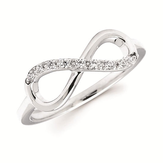 Diamond Infinity Ring