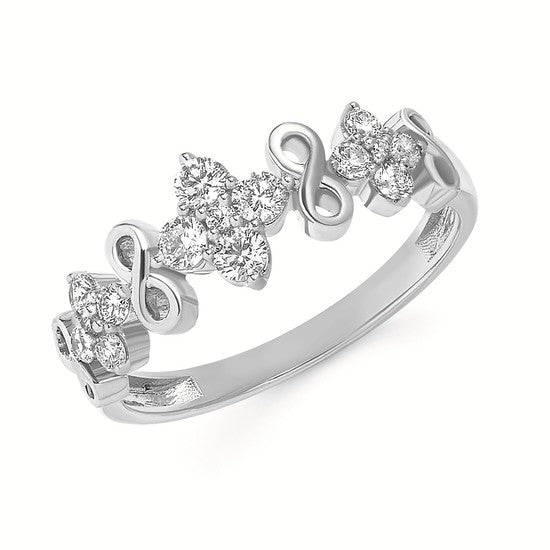 Diamond & Infinity Fashion Ring