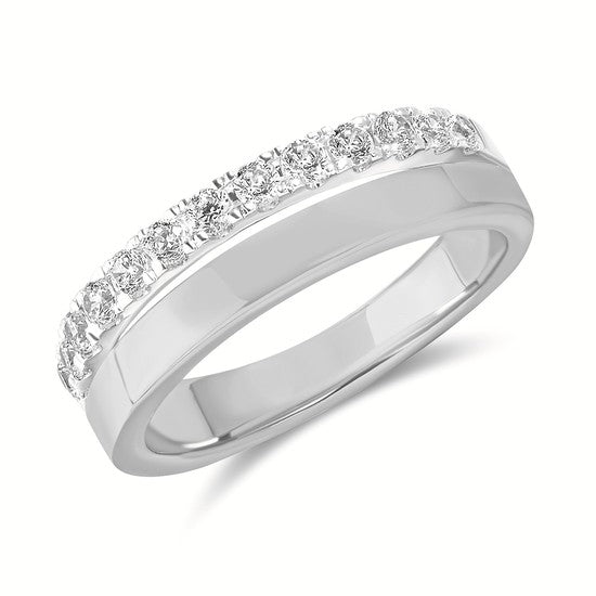 Two Row Diamond Ring
