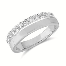 Load image into Gallery viewer, Two Row Diamond Ring