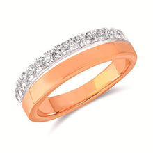 Load image into Gallery viewer, Two Row Diamond Ring