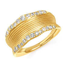 Load image into Gallery viewer, Textured Diamond Fashion Ring