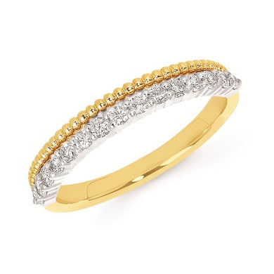 Diamond & Bubble Ring