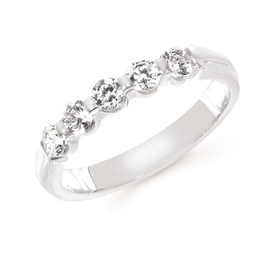Shared Channel Diamond Band