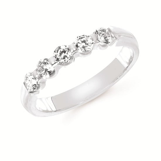 Shared Channel Diamond Band