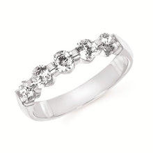 Load image into Gallery viewer, Shared Channel Diamond Band