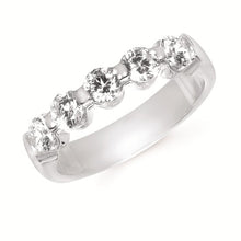 Load image into Gallery viewer, Shared Channel Diamond Band