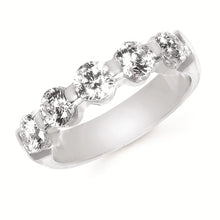 Load image into Gallery viewer, Shared Channel Diamond Band