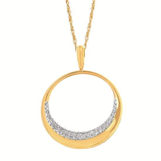 Circle Statement Necklace