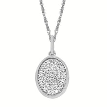 Load image into Gallery viewer, Oval Diamond Cluster