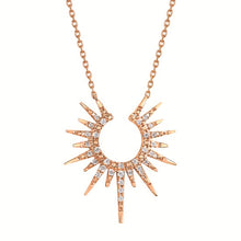 Load image into Gallery viewer, Gold Sun Pendant
