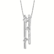 Load image into Gallery viewer, Vertical Diamond Necklace