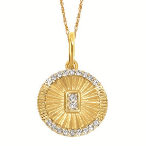 Sunrays Diamond Pendant