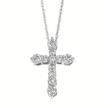 Load image into Gallery viewer, Diamond Cross Necklace