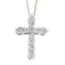 Load image into Gallery viewer, Diamond Cross Necklace