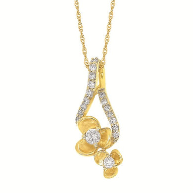 Floral Drop Pendant