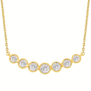 Bezel Bar Necklace