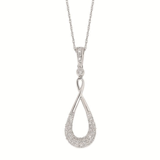 Brilliant Diamond Drop Pendant