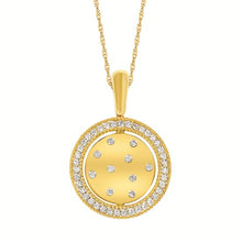 Load image into Gallery viewer, Reversible Diamond &amp; Cross Pendant
