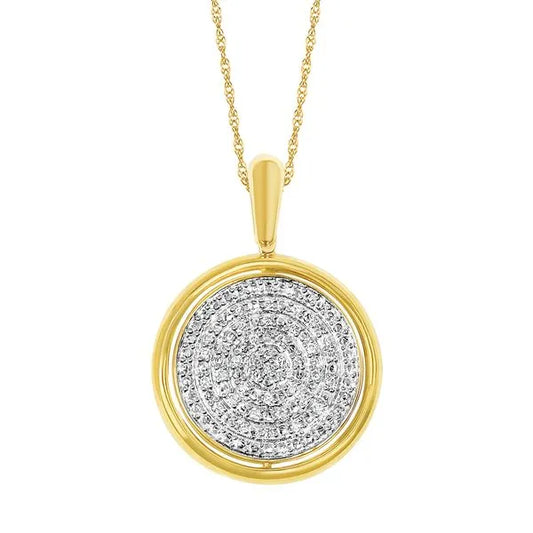 Reversible Diamond & Sapphire Eye Pendant