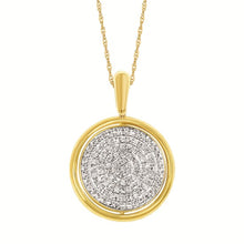 Load image into Gallery viewer, Reversible Diamond &amp; Sapphire Eye Pendant