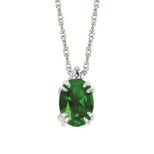 Load image into Gallery viewer, Gemstone &amp; Diamond Necklace