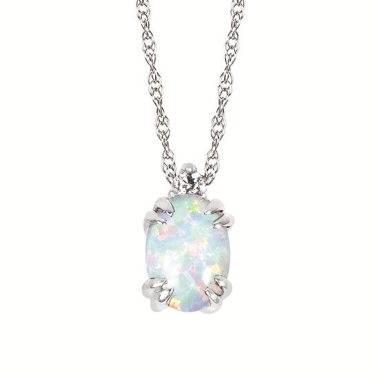 Gemstone & Diamond Necklace