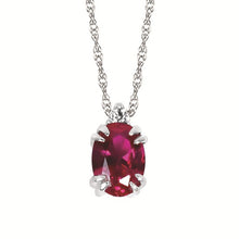Load image into Gallery viewer, Gemstone &amp; Diamond Necklace