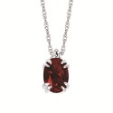 Gemstone & Diamond Necklace