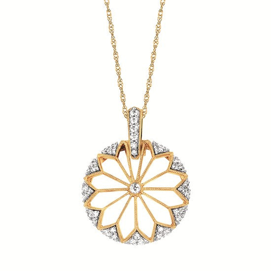 Vintage Inspired Diamond Necklace