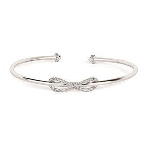 Infinity Diamond Bangle