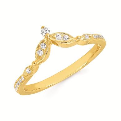 Pointed Rose Gold Stackable