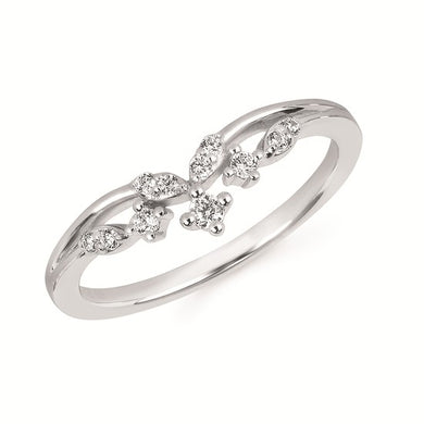 Diamond Chevron Ring