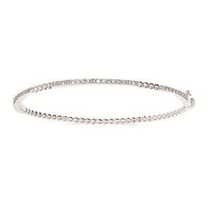 Sterling Silver Flexi Diamond Bracelet