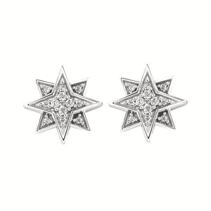 Nine Pointed Star Earrings